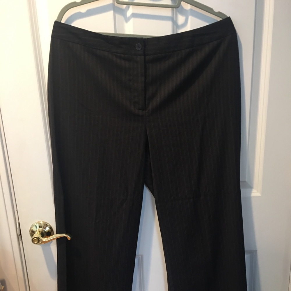 Additions by Chico trousers Sz2Short Black Striped